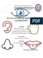 Práctica N°01 - Evaluación Sensorial de Alimentos