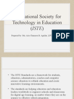 International Society For Technology in Education (ISTE) : Prepared By: Ma. Aira Chenessa B. Aguilar, LPT, M.Ed SPED