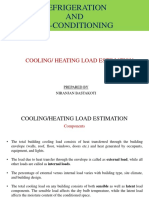 Cooling-Heating Load Estimation