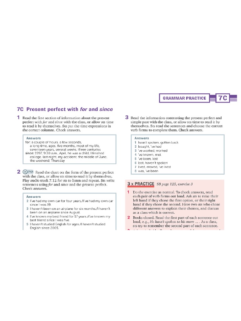 Key Grammar 7C PDF | PDF