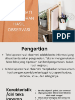 Mencermati Teks Laporan Teks Hasil Observasi