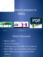 Recruitment Process in Smes: 23 March 2011 1 By: Sagar Ghenand