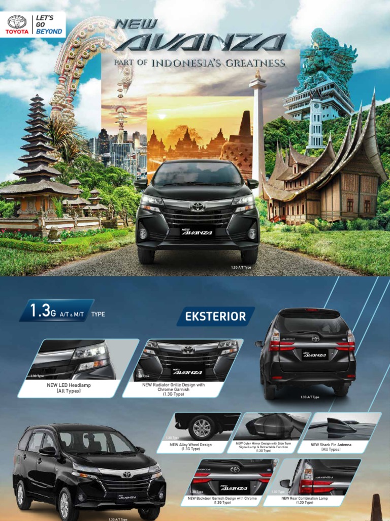 Leaflet Avanza 2021 Download Free Pdf Automatic Transmission