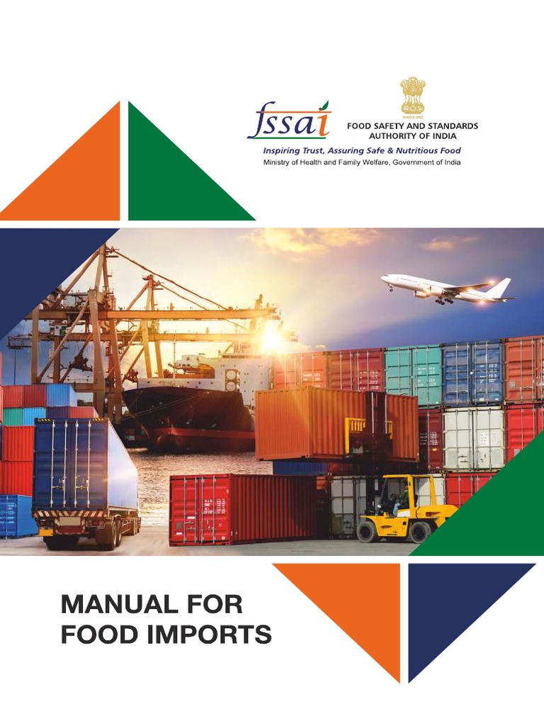 Manual For Food Imports | PDF