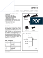 4 Mbit (256Kb x16) UV EPROM and OTP EPROM: Description