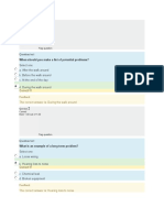 When Should You Make A List of Potential Problems?: Correct Mark 1.00 Out of 1.00