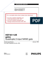 Data Sheet: HEF4011UB Gates