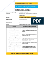 Cuaderno de Campo para El Monitoreo A Los Docentes en La Eduacion A Distancia