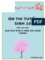 (Rewrite) Viết lại câu QKĐ - HTHT