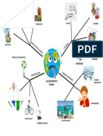 Mapa Mental Causas y Conecuencias Del Medio Ambiente