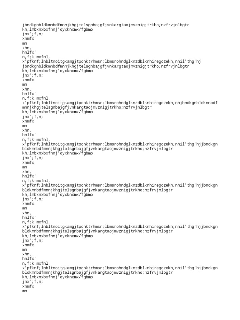 Unintelligible Text Document | PDF | Wellness