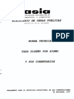 El Salvador Norma Tecnica para El Diseno Por Sismo 1997
