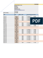 Timesheet For The Month Nov - 2020