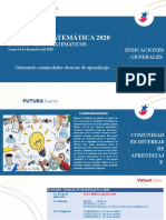 MARATON MATEMATICA  2020 - II ETAPA - INDICACIONES GENERALES