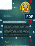 LEY DE LA POLICIA NACIONAL DEL PERU 