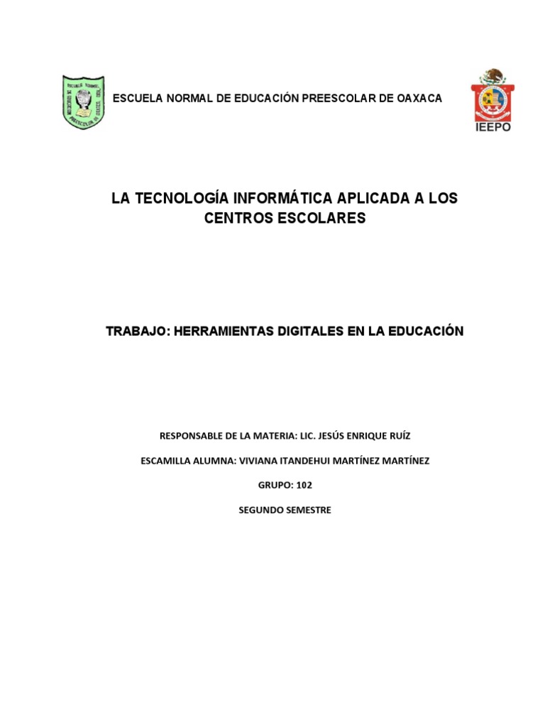 Herramientas Digitales en Educación | PDF | Blog | Videojuegos