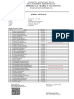 Agenda MengajarSri Mulyani, S.PD, M.Si 19 Agustus 2021