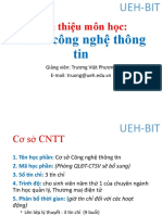 Giới thiệu môn học