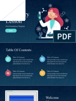 Chemistry Lesson PowerPoint Template by SlideWin