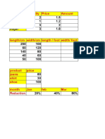 Bread 2 1.5 Butter 1 1.2 Cheese 3 2 Sugar 3 1.8: Product Quantity Price Amount