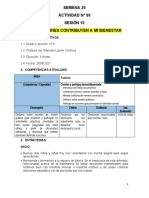 Semana 20 Actividad #96 Tutoría - Personal Social