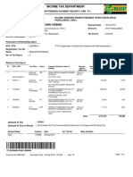 Tax Payment Receipt for Pharma Companies