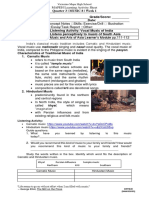 MAPEH Learning Activity Sheet: Characteristics of Traditional Music of India 1. Carnatic Music