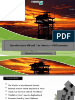 Introduction To Oil and Gas Industry - Oil Economics: Management and Humanities Department