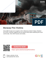 Flyer - Boracay Fire Victims