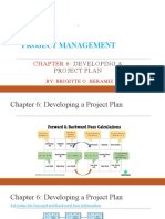 Chapter 6 Developing A Project Plan