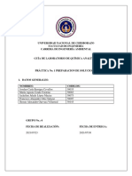 Preparación de Soluciones Informe