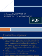Financial Management: A Small Case Study On