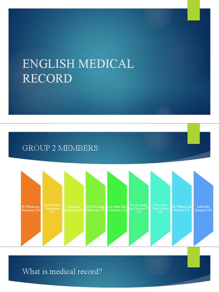Understanding Medical Records Essentials | PDF | Medical Record | Patient