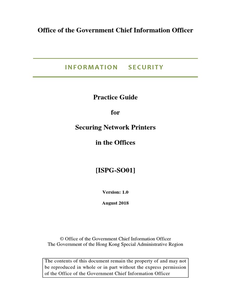 Office of The Government Chief Information Officer | PDF | Computer ...