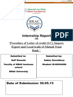 Procedure of Letter of Credit (LC), Import