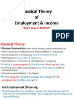 Classical Theory of Ecomomics