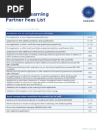 FIN013 0117.15 LP Fees List 2021 v8 - NEBOSH FEES