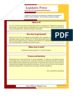 Legislative Power: What Is It?