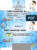 Quarter 1-Week 1-Module 1-Steps in Scientific Method