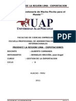 Plan Estrategico Regional Exportador Lima