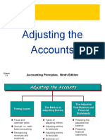 Adjusting The Accounts: Accounting Principles, Ninth Edition