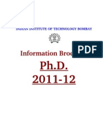 Information Brochure: Indian Institute of Technology Bombay