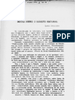Notas sobre o Direito Natural - Prof. Luiz Maria de Souza Delgado, 1931