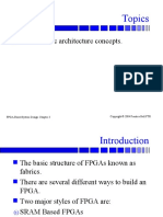 Topics: FPGA Fabric Architecture Concepts