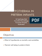 Hypothermia in Preterm Infants: DR Tejopratap Oleti Consultant Neonatology, Fernandez Hospital, Hyderabad