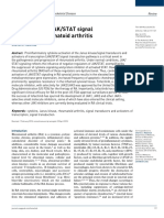 The Role of The JAK/STAT Signal Pathway in Rheumatoid Arthritis