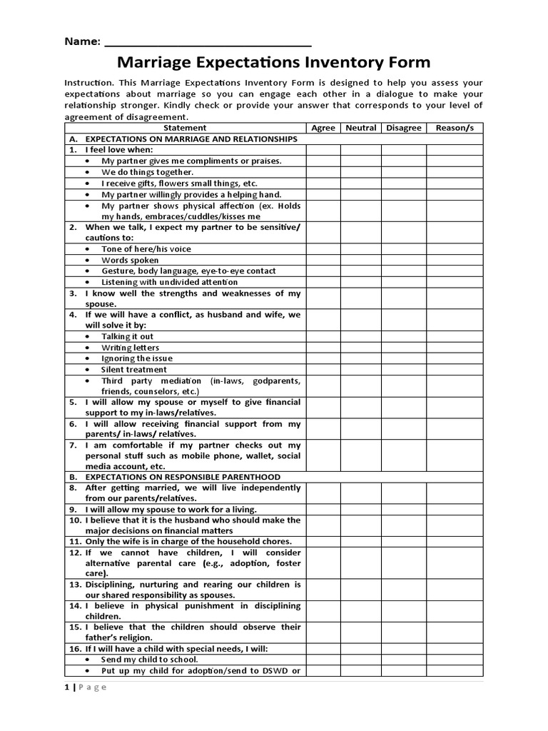marriage-expectations-inventory-form-name-pdf-childbirth-family
