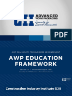 CII AWP CBA Education Framework