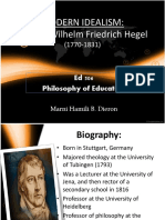 Modern Idealism Hegel (Part 2)