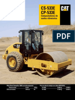 Compactadores de suelos vibratorios Motor Diesel Caterpillar® 3054 - CCS-533E español